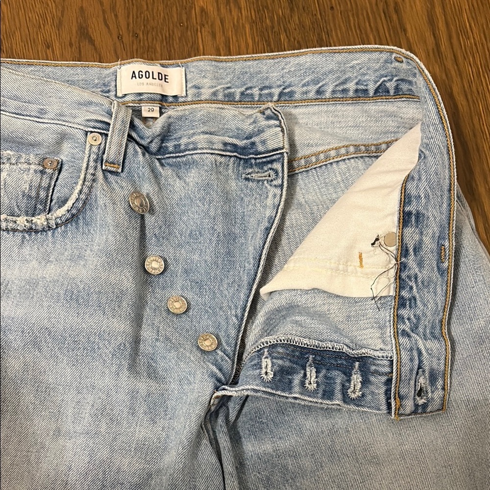 Agolde women’s criss cross jeans size 29 - Picture 5 of 7